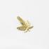 Yellow Gold Marijuana Leaf Cannabis DC Charm Necklace