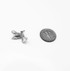 White Gold Flying Hummingbird DC Charm Necklace