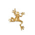 Yellow Gold Frog DC Charm Necklace