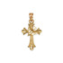 Yellow Gold Holy Spirit Dove Cross DC Charm Necklace