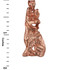 Solid Rose Gold German Shepherd K-9 Dog Mens DC Pendant