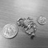 White Gold Mens Scorpion DC Pendant