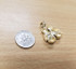 Yellow Gold Boxing Gloves DC Pendant Necklace