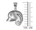 White Gold Baseball Helmet DC Charm Necklace