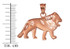 Rose Matte Gold Lion DC Pendant Necklace