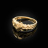 Yellow Gold Nugget Wedding Band Ring