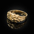 Yellow Gold Elegant Nugget Ring