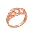 Rose Gold Elegant Nugget Ring