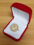 Yellow Gold Saint Benedict Medal Womens Ring