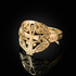 Yellow Gold Ankh Egyptian Eye of Horus Ring