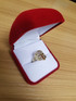 Yellow Gold Ankh Egyptian Eye of Horus Ring