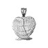 White Gold  Angel Wings Pendant Necklace