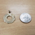 Yellow Gold Ouroboros Dragon Pendant Necklace