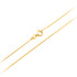 14K Yellow Gold Cherub Guardian Angel Necklace (S)