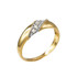 Diamond Wedding Ring Band Duo Set in Yellow Gold