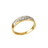 Diamond Wedding Ring Band Set in Yellow Gold