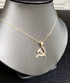 Yellow Gold Hammer and Sickle Pendant Necklace