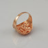 Rose Gold Sparkle Cut Nugget Ring