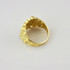 Yellow Gold Mens DC Nugget Ring
