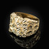 Yellow Gold Mens DC Nugget Ring