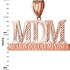 MDM Million Dollar Mindset Rose Gold DC Pendant
