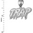 White Gold TRAP Dripping DC Pendant