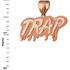 Rose Gold TRAP Dripping DC Pendant