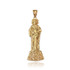 Yellow Gold St. Jude Diamond-Cut Pendant (S/M/L)