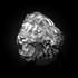 Roaring Lion Men's DC Ring in White Gold