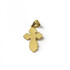 Yellow Gold Eastern Orthodox St. Olga Cross Pendant Necklace