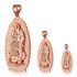 Rose Gold Virgin Mary Pendant (S/M/L)