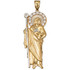Yellow Gold St. Jude CZ Pendant (S/M/L)