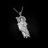 White Gold St. Jude CZ Pendant Necklace
