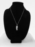 White Gold St. Jude CZ Pendant Necklace