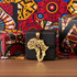 Gold Africa Tree of Life Pendant