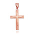 Rose Gold Inner Cross Pendant Necklace
