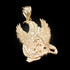 Yellow Gold High Polished Eagle Pendant
