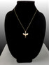 Yellow Gold Isis Egyptian Goddess Pendant Necklace