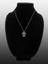 White Gold African Adinkra Sankofa Heart Pendant Necklace
