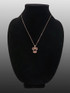Rose Gold African Adinkra Sankofa Heart Pendant Necklace