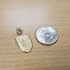 Yellow Gold St. Michael Shield Pendant Necklace