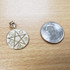 Yellow Gold Multicultural Pentacle Medallion Pendant Necklace