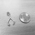 Rose Gold Diamond Wishbone Pendant Necklace