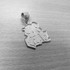 White Gold 80's BABY Hip-Hop DC Pendant