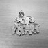 Rose Gold 90S BABY Hip-Hop DC Pendant