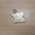 Yellow Gold LOYALTY OVER ROYALTY Hip-Hop DC Pendant