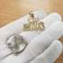 Yellow Gold Crown King Hip-Hop DC Pendant