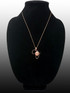 Rose Gold Africa Map Lion Pendant Necklace