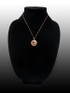 Rose Gold Zodiac Medallion Satin DC Pendant Necklace