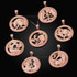 Rose Gold Zodiac Pendant Necklace